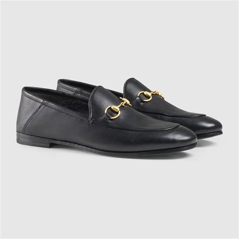 gucci brixton leather horsebit loafer|gucci horsebit detailed leather loafers.